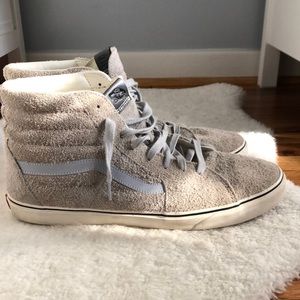 EUC Vans SK8 Hi Grey Suede Sneaker high tops 16